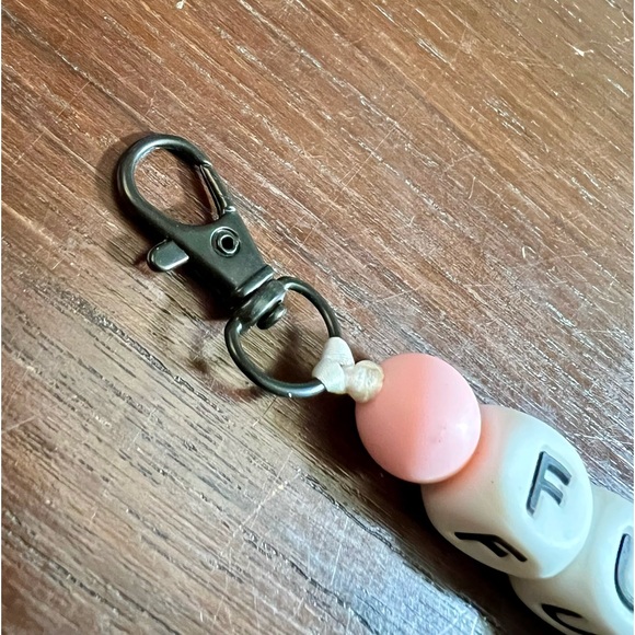 Handmade “F%#& Cancer” Keychain ✨ - Picture 2 of 2